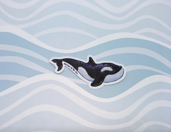 Orca Whale Sticker ST812