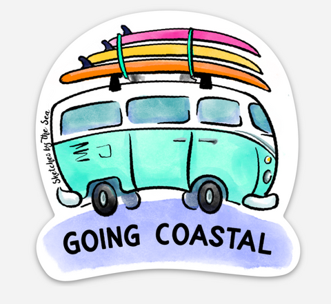 Going Coastal Sticker