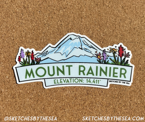 Mount Rainier Sticker ST853