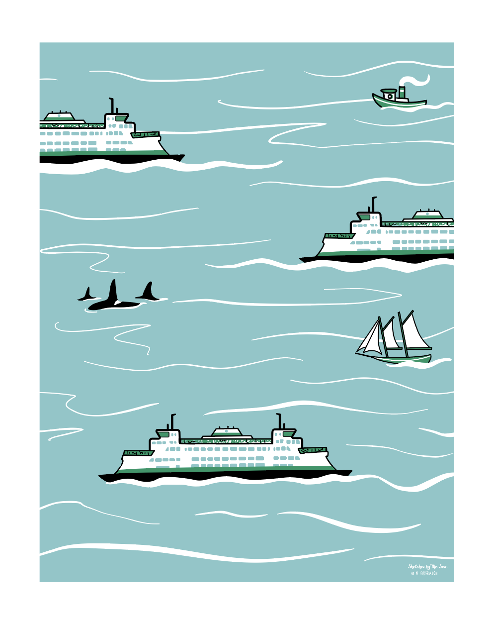 Salish Sea Print
