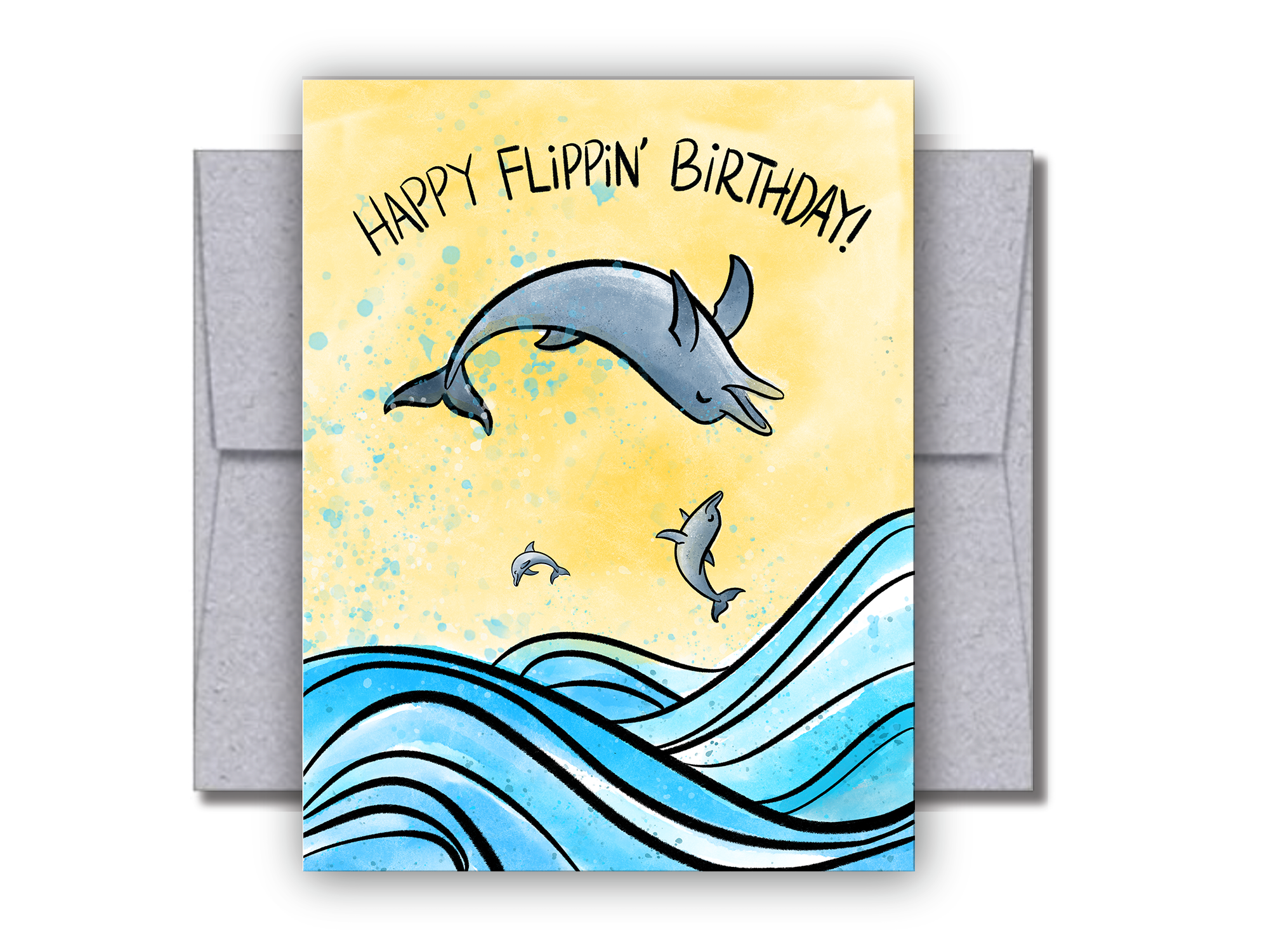 Happy Flippin' Birthday Card C121