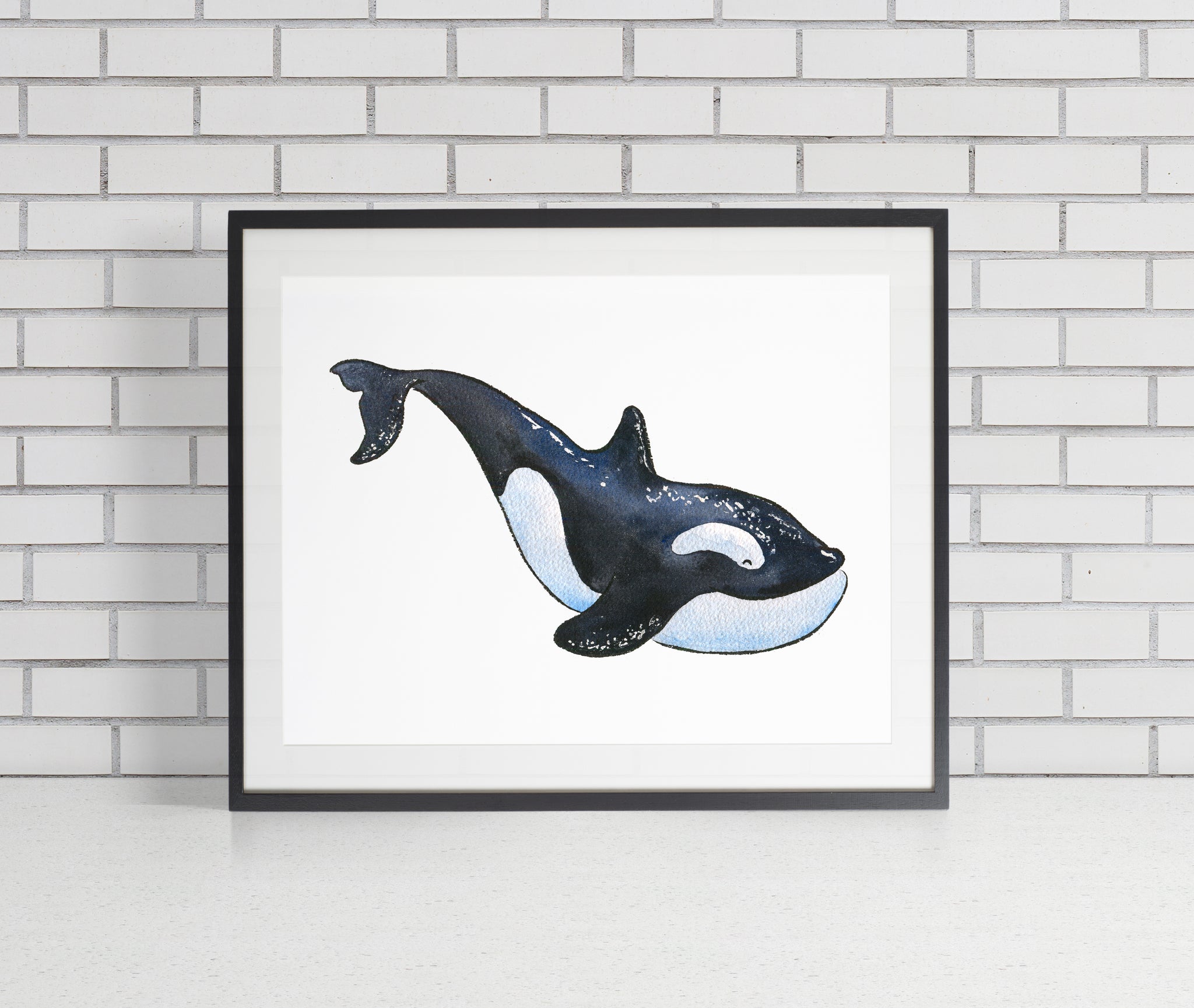 Orca Whale Art Print