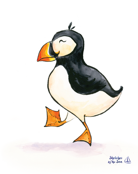 Puffin Art Print
