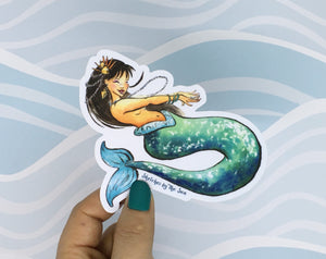 Jade Mermaid Sticker ST823