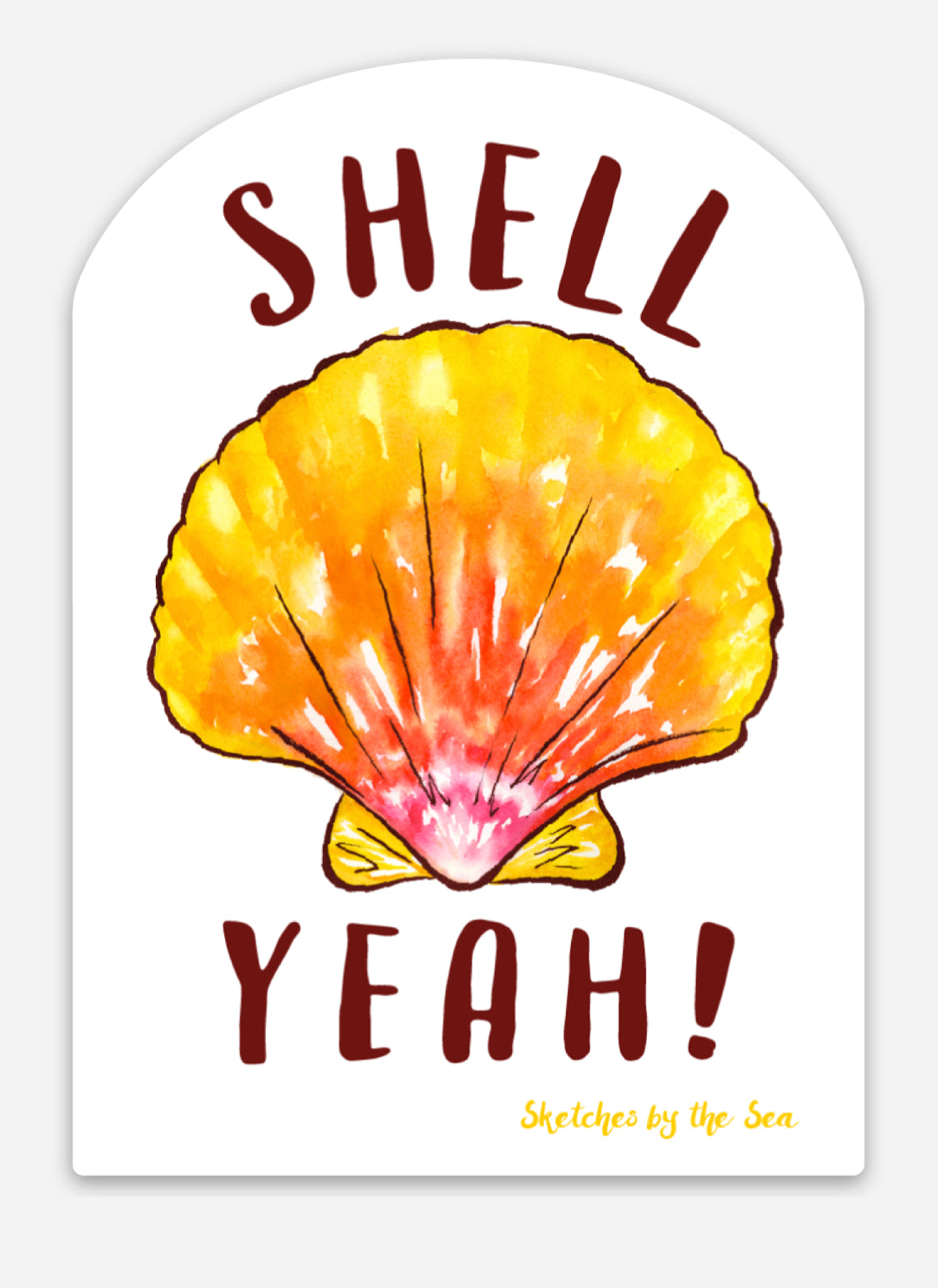Shell Yeah Sticker ST