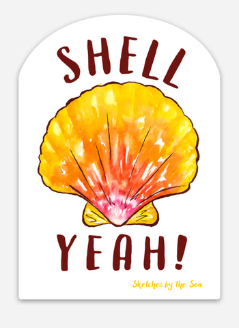 Shell Yeah Sticker ST