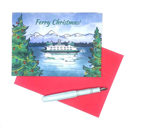 Ferry Christmas Card HC301